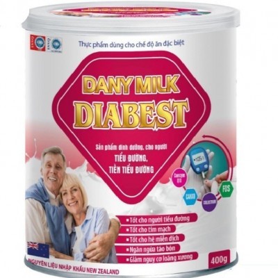 SỮA DÀNH CHO NGƯỜI TIỂU ĐƯỜNG , TIỀN TIỂU ĐƯỜNG - DANY MILK DIABEST